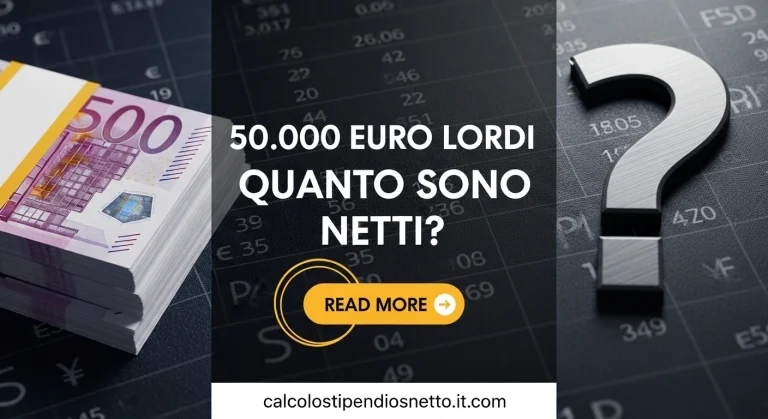50.000 Euro Lordi Quanto Sono Netti